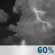 Sunday Night: Showers and thunderstorms likely before 7pm, then a chance of showers and thunderstorms. Mostly cloudy, with a low around 64. North northwest wind 3 to 9 mph. Chance of precipitation is 60%. New rainfall amounts between a quarter and half of an inch possible. Sunday Night: Showers And Thunderstorms Likely then Chance Showers And Thunderstorms
