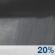 Sunday Night: Isolated rain showers before 7pm. Partly cloudy. Low around 36, with temperatures rising to around 38 overnight. North northwest wind 2 to 14 mph, with gusts as high as 29 mph. Chance of precipitation is 20%. Sunday Night: Isolated Rain Showers then Partly Cloudy