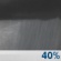 Overnight: A chance of rain showers. Mostly cloudy. Low around 72, with temperatures rising to around 74 overnight. North northeast wind around 3 mph. Chance of precipitation is 40%. New rainfall amounts between a tenth and quarter of an inch possible. Overnight: Chance Rain Showers