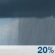 Wednesday: A slight chance of rain showers before 8am. Mostly sunny, with a high near 76. West southwest wind around 8 mph. Chance of precipitation is 20%. Wednesday: Slight Chance Rain Showers then Mostly Sunny