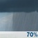 Wednesday: Rain showers likely. Mostly cloudy, with a high near 60. North northeast wind around 9 mph. Chance of precipitation is 70%. Wednesday: Rain Showers Likely